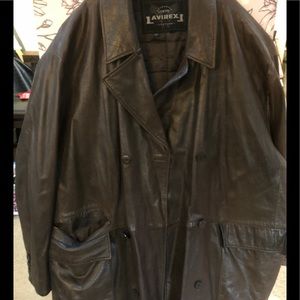 Men’s vintage leather Coat Avirex